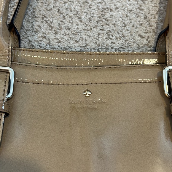 Kate Spade Large Patent Leather Satchel in “Camel” - Picture 3 of 16